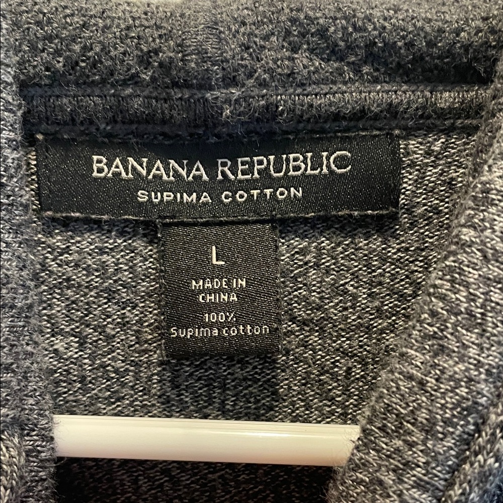 Banana Republic Charcoal Hoodie - Picture 2 of 5